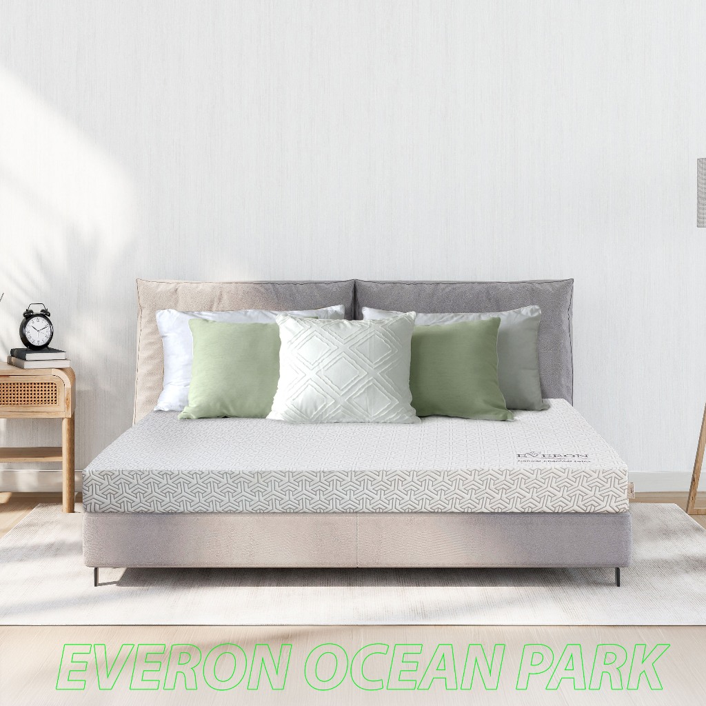Đệm cao su Natural Charcoal Latex Êm Ái Chống Bám Mùi - Everon Ocean Park