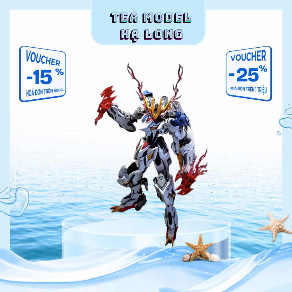 Mô Hình lắp ráp 1/100 Wolf Model Barbatos Lupus Rex - Tặng kèm base và decal nước