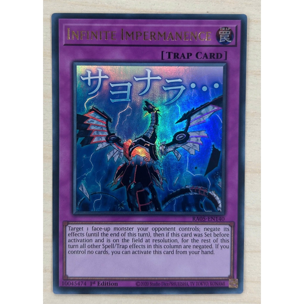 Thẻ bài Yugioh - Infinite Impermanence - Rarity Collection 5
