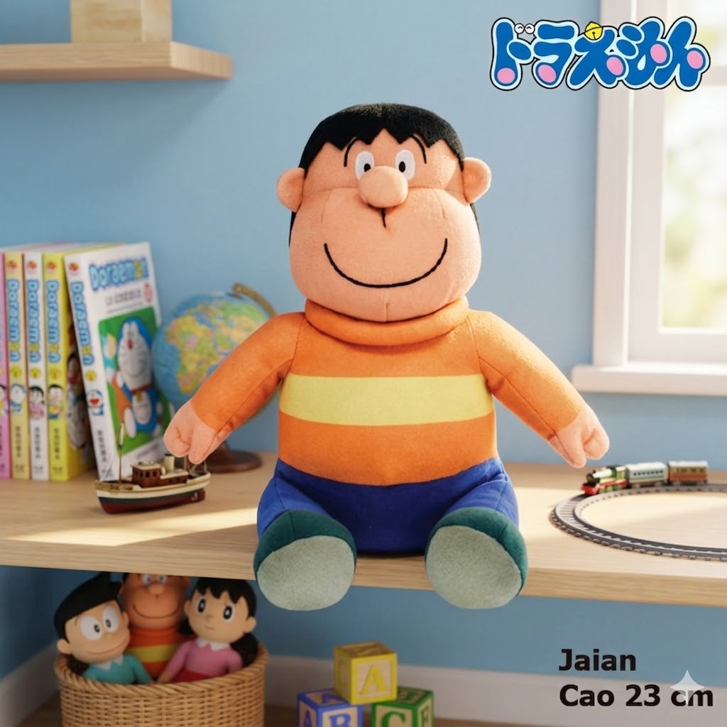 Gấu Bông Takeshi Goda (Jaian) – Gấu Bông Jaian Dễ Thương Ôm Ngủ & Trang Trí Chính Hãng