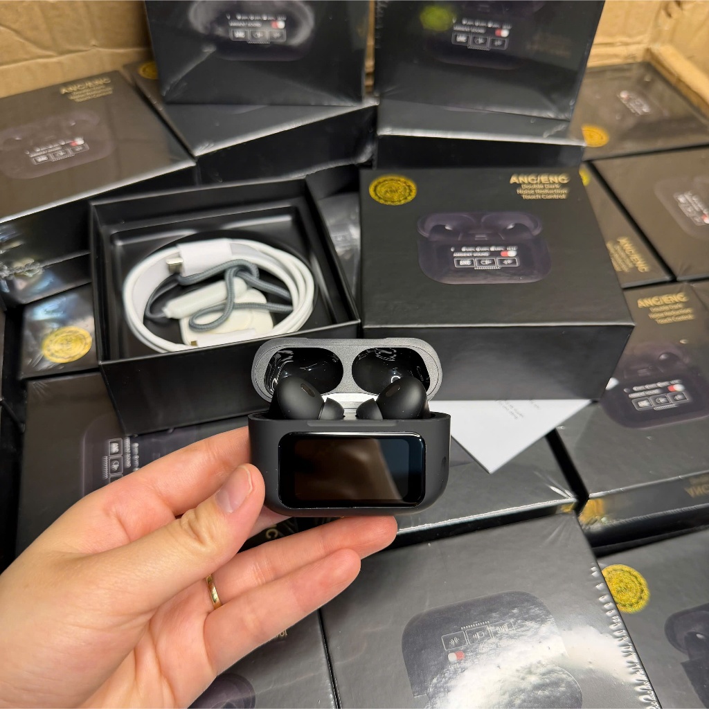 Tai nghe blutooth  A9 pro ANC/ENC (ĐEN)