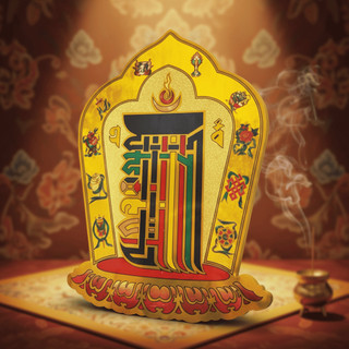 Miếng Dán Thập Tự Tại, Kalachakra Kim Cang Thời Luân Dán Trang Trí Bàn Thờ Phật Giáo Tâm Linh Thanh Tịnh Cầu Bình An