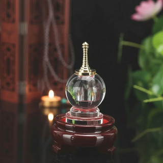 Tháp Xá Lợi Pha Lê ,Tháp Pha Lê Thờ Cúng Phật Giáo Trang Nghiêm Trong Suốt Để Bàn Thờ Trang Trí Không Gian Tâm Linh