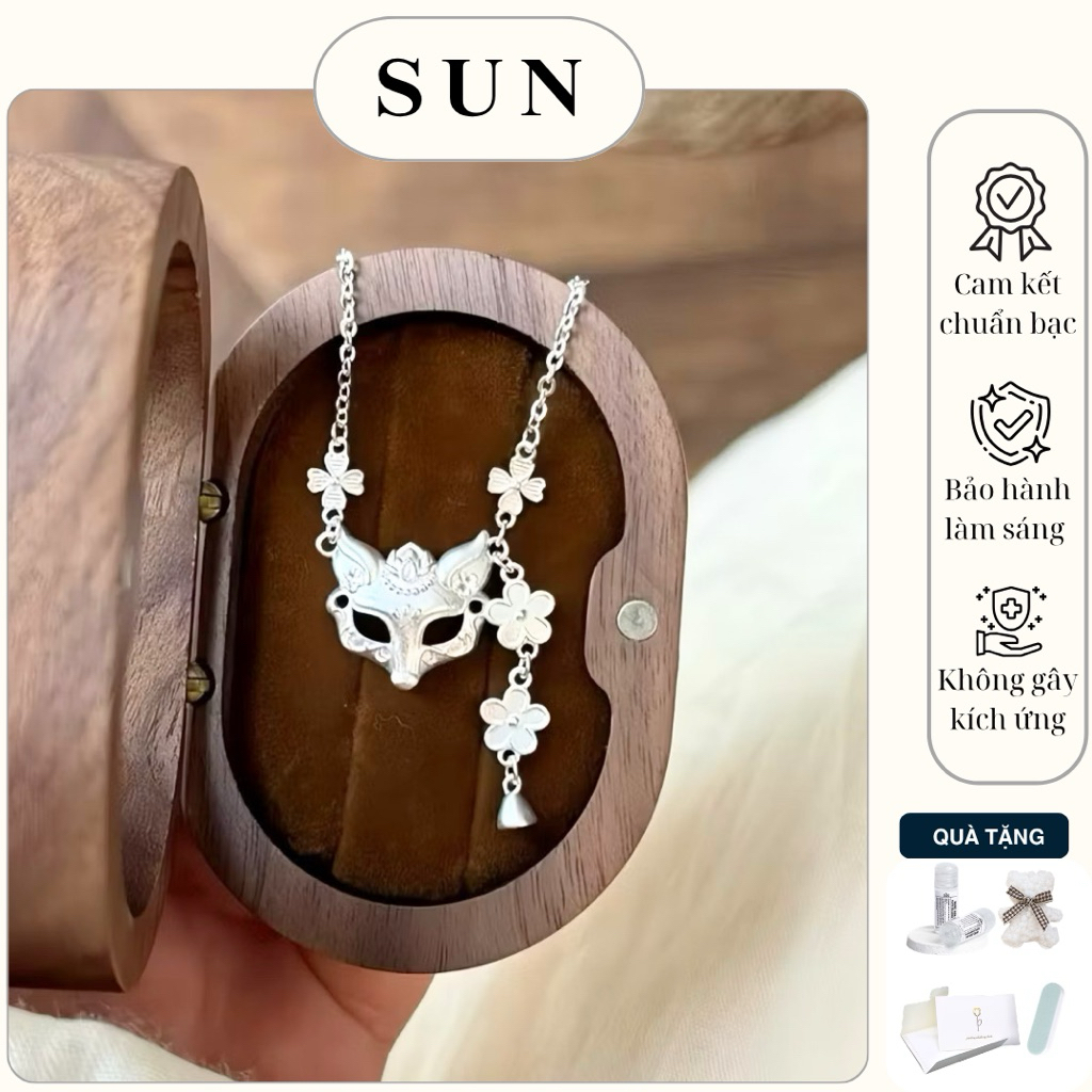 Dây Chuyền Bạc S990 Hoa Tuyết Hồ - SUN