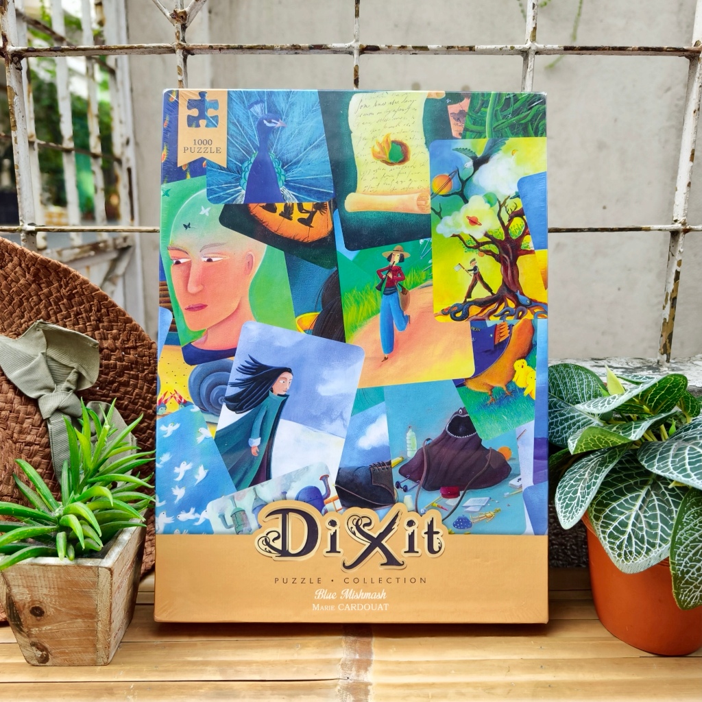 (Có sẵn) [Bị móp nhẹ] Tranh ghép hình puzzle 1000 mảnh "Dixit- Blue mishmash", Libellud