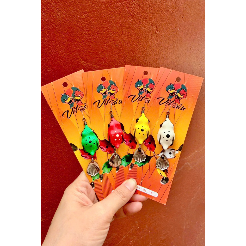 Mồi lure- Nhái hơi Vịt Bầu