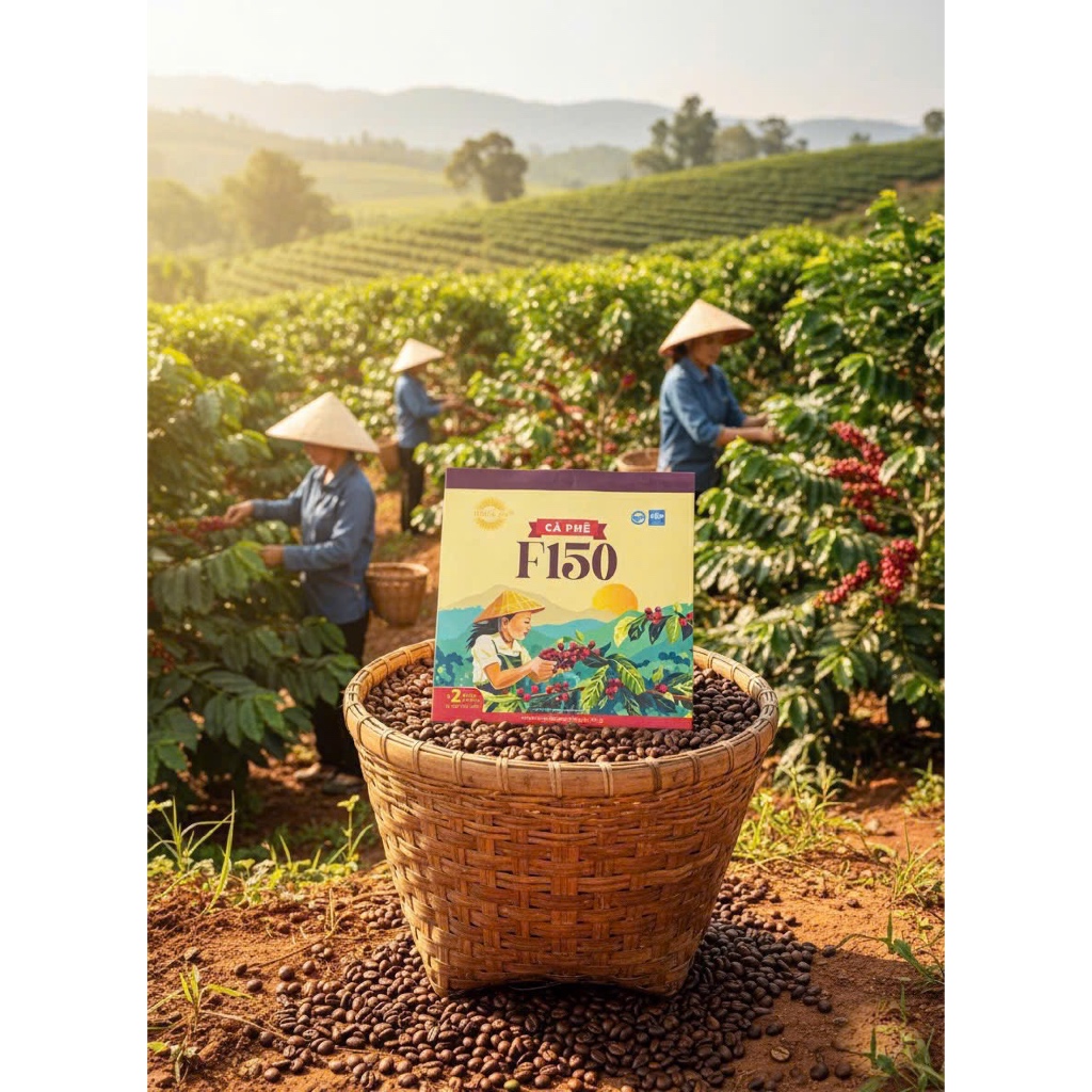 [Combo 3 bịch] - Phê F150 Gói 3in1 – Cafe Sữa Hòa Tan Đậm Mạnh 3in1 ,Coffe Tiện Lợi Mang Đi 24 gói