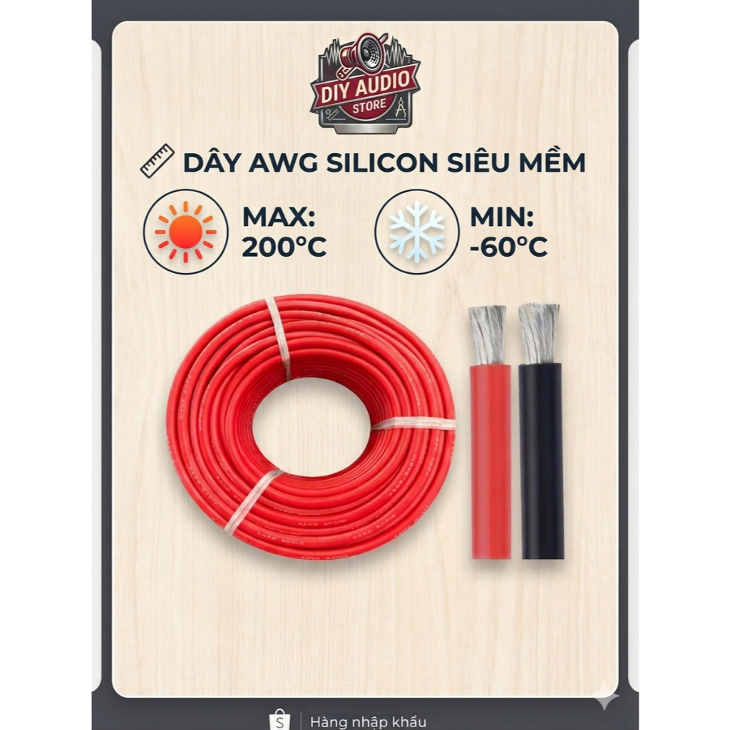 Dây điện AWG silicon siêu mềm, siêu chịu nhiệt, dây điện 15AWG 18AWG 20AWG 22AWG