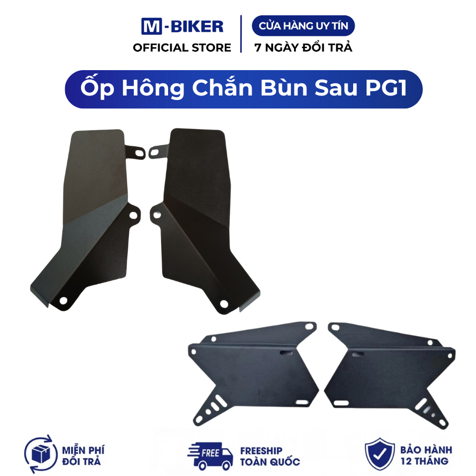 Ốp Hông PG1 Chắn Bùn PG1 abs M-Biker. Ốp hông sau chắn bùn pg1 ads gọn nhẹ tiện lợi