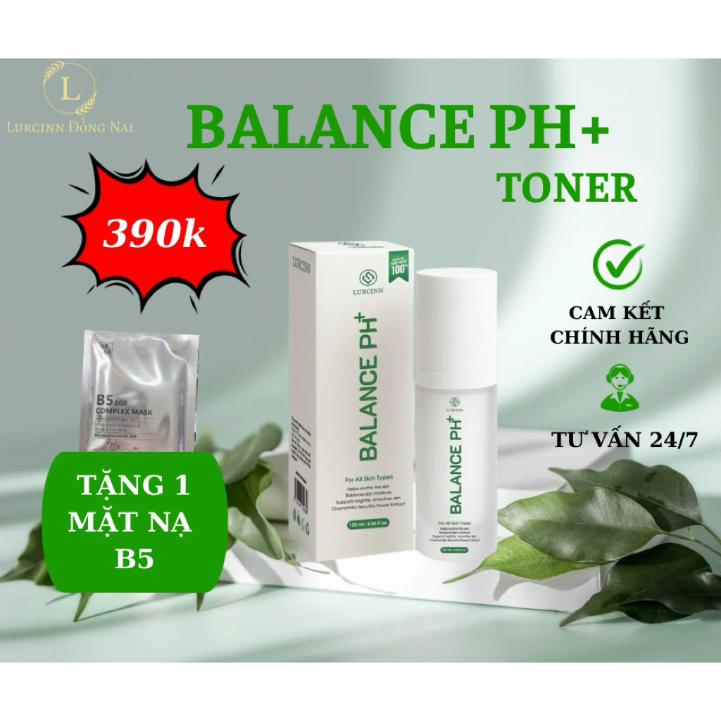 Nước Hoa Hồng BALANCE PH Toner Lurcinn