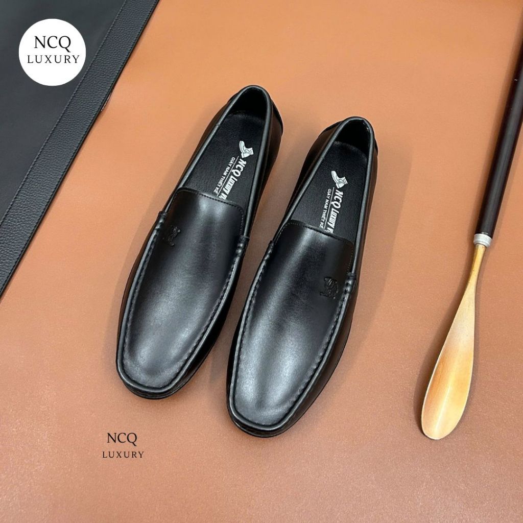 Giày lười Nam - Giày MOCA Nam da bò cao cấp Bảo hành nổ da 12 tháng