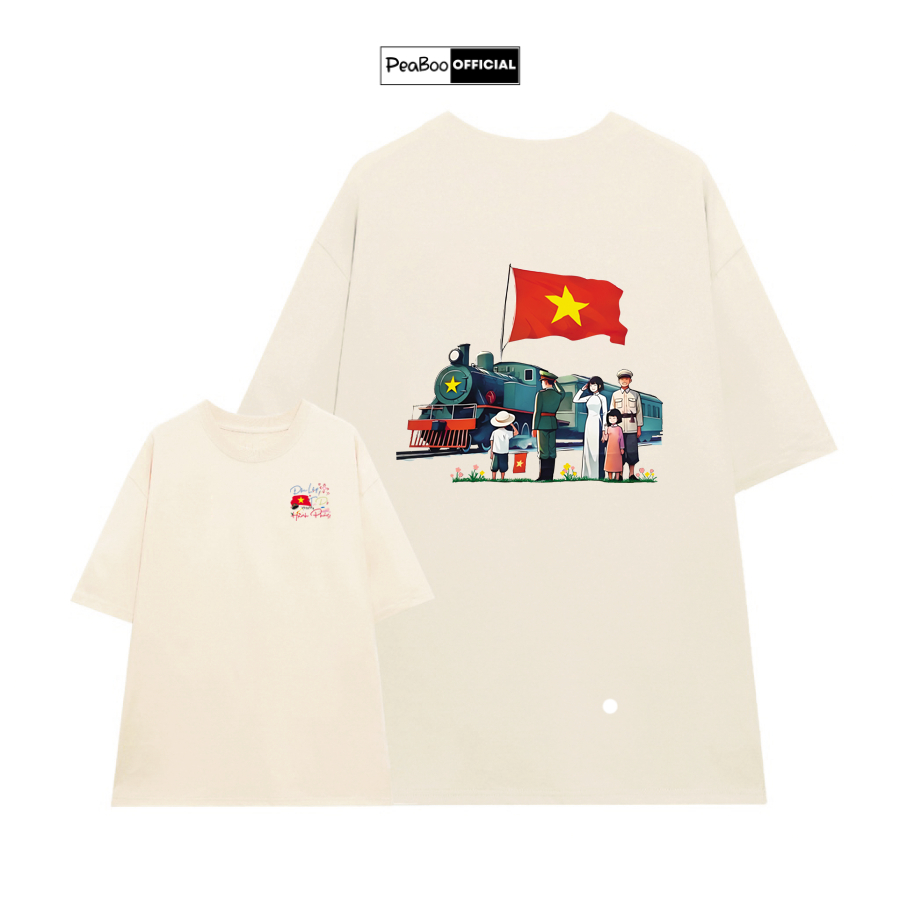 Áo Thun Nữ, Áo Phông Unisex By PEABOO Mã TN Monster Chất Cotton Thoáng Mát Form Rộng Tay Lỡ Cho Nam Nữ | BigBuy360 - bigbuy360.vn