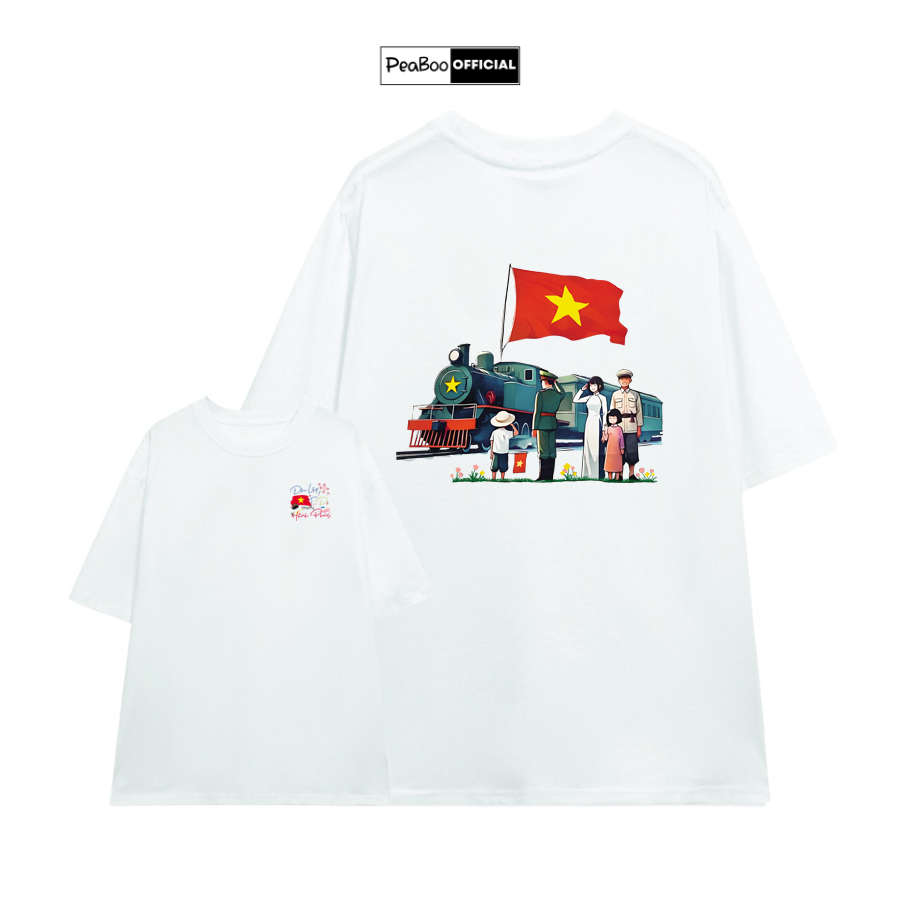 Áo Thun Nữ, Áo Phông Unisex By PEABOO Mã TN Monster Chất Cotton Thoáng Mát Form Rộng Tay Lỡ Cho Nam Nữ | BigBuy360 - bigbuy360.vn