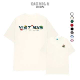 Áo Thun, Áo Phông Unisex Tay Lỡ CARADLA BST 30  Chất Cotton Mềm Mịn Co Dãn Thoáng Mát Form Rộng Cho Nam Nữ