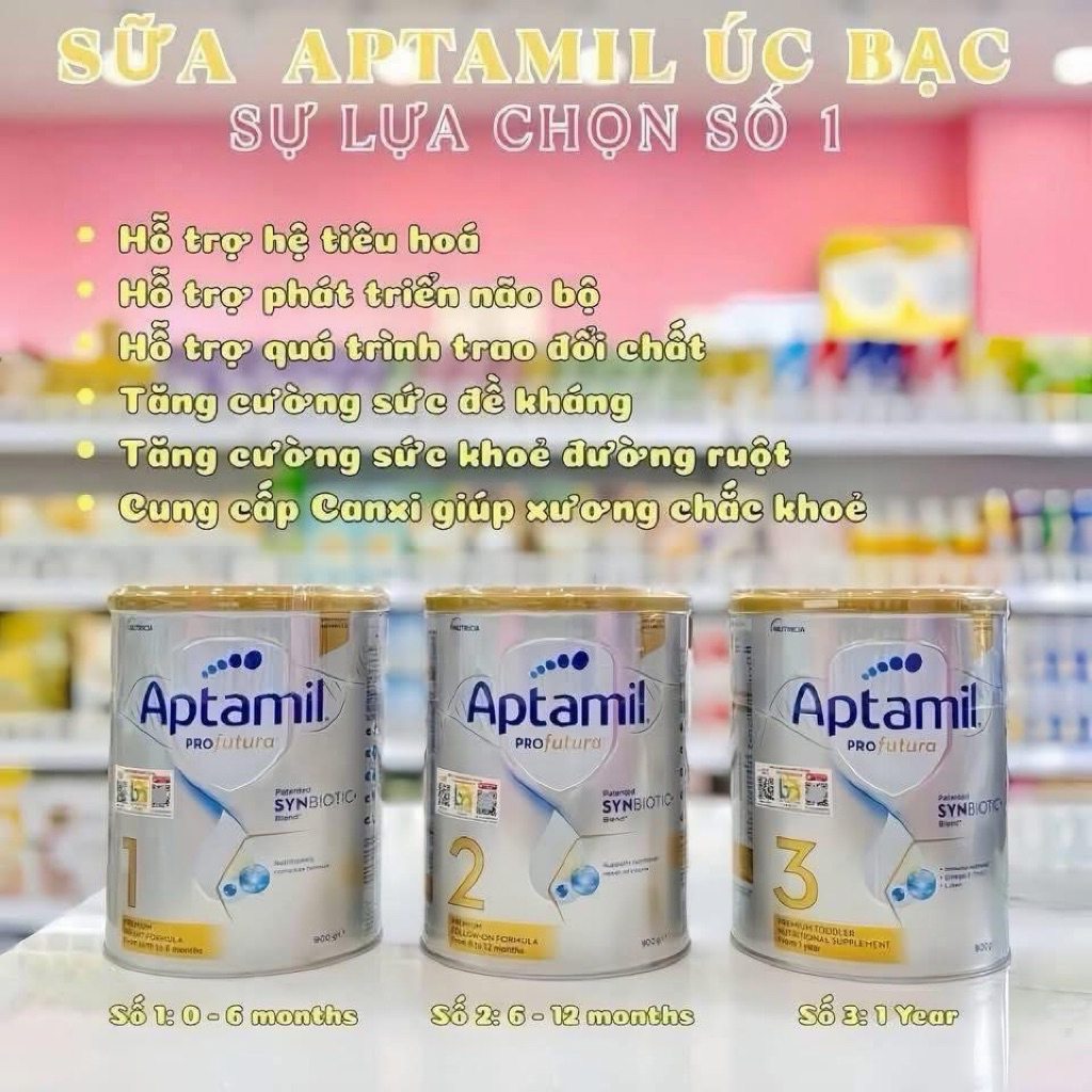 𝐒𝐮̛̃𝐚 𝐀𝐩𝐭𝐚𝐦𝐢𝐥 𝐁𝐚̣𝐜 𝐔́𝐜 số 2  APTAMIL PROFUTURA ÚC mẫu mới - dòng sữa #cao cấp bậc nhất của Úc.