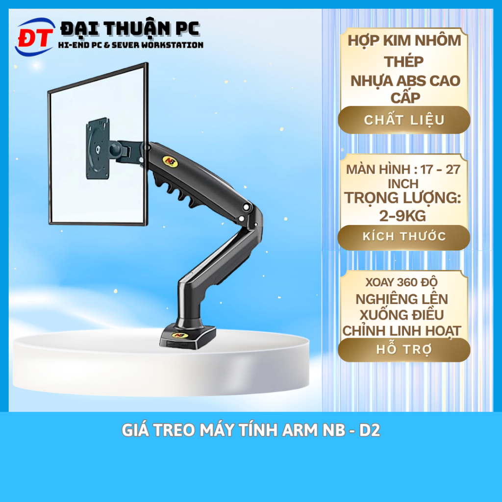 ARM Đơn Màn Hình Máy Tính NB - D2