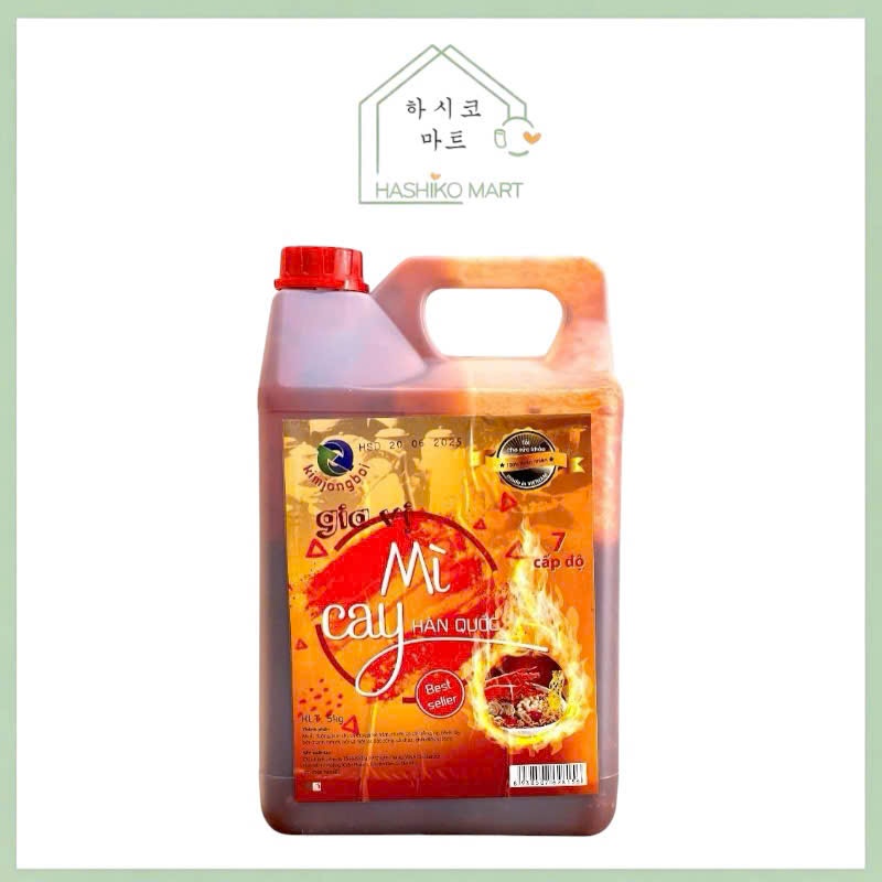 SỐT NẤU MÌ CAY HÀN QUỐC HASEYO 5KG (ĐÃ NÊM ĐẦY ĐỦ GIA VỊ)