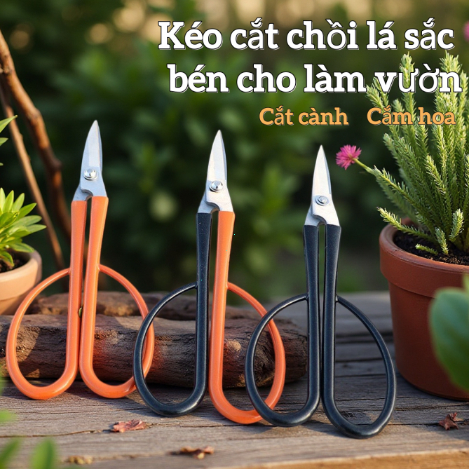 Geesong Kéo cắt cành nhánh làm vườn – Đa năng Tay cầm bằng hợp kim nhôm
