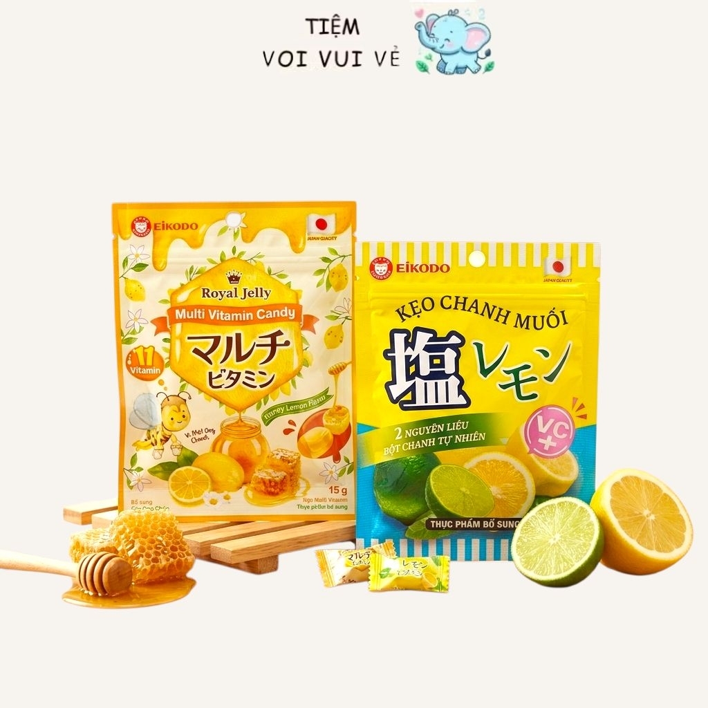 Kẹo Ngậm Eikodo 80g – Kẹo Ngậm Đủ Vị, Hàng Chính Hãng Eikodo Việt Nam
