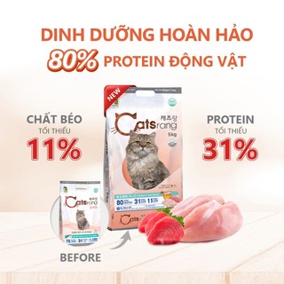 [3KG CATSRANG] Thức ăn hạt Cho Mèo Mọi Lứa Tuổi Catsrang/Cateye 3KG