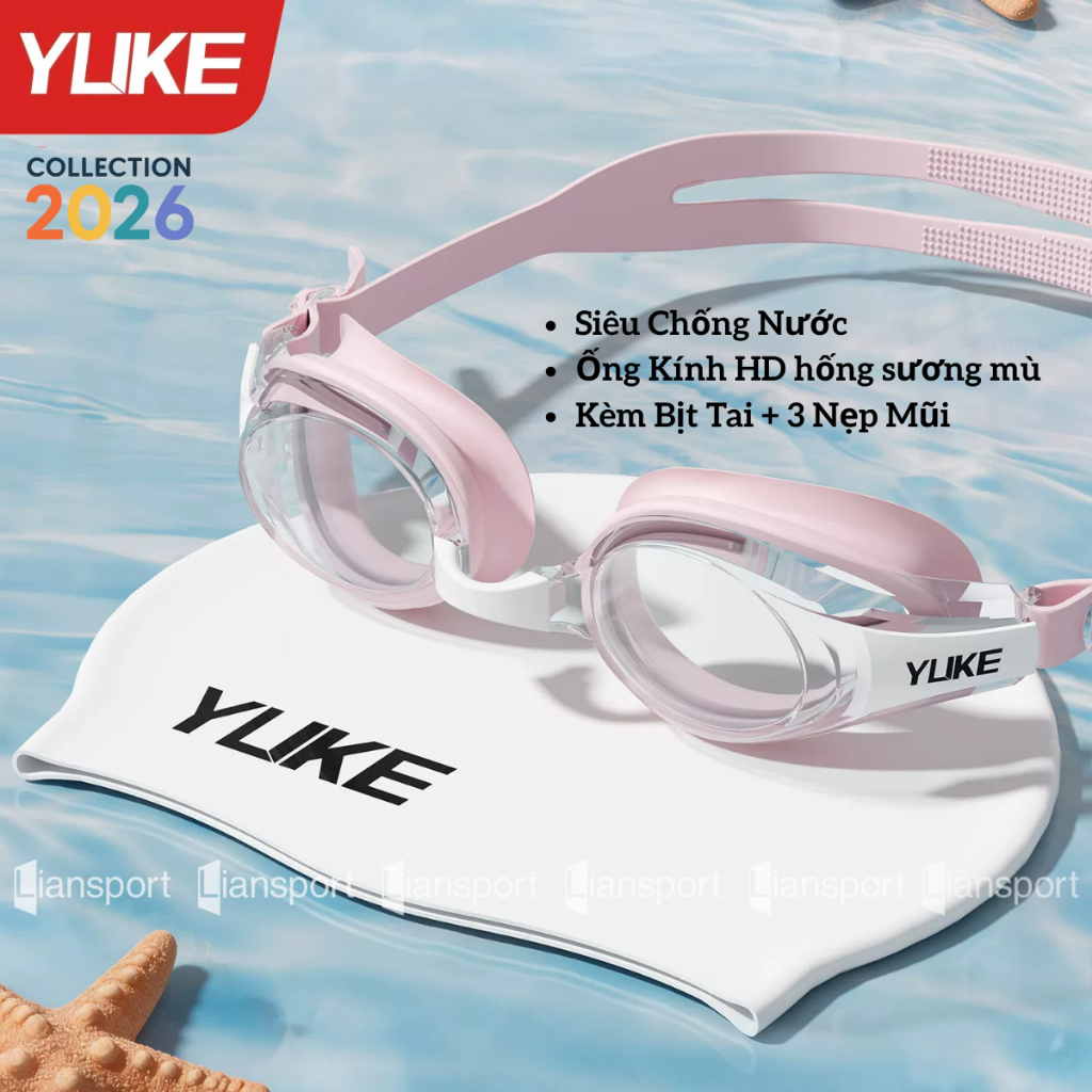 [NEW 2026] Kính bơi YUKE cao cấp, kính bơi người lớn Ylike viền Silicon CHỐNG NƯỚC SƯƠNG MÙ, ĐỘ NÉT CAO bảo vệ mắt | BigBuy360 - bigbuy360.vn