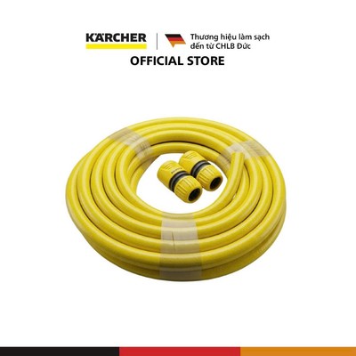 Bộ ống dây cấp nước 6m Karcher - bao gồm 1 ống dây 6m, 1 khớp nối AquaStop, 1 khớp nối thường