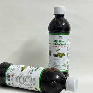 [Mẫu chai mới 600g] Mật mía tự nhiên nguyên chất, Mật mía Miền Xanh chai nhựa 600g, OCOP Quảng Ngãi