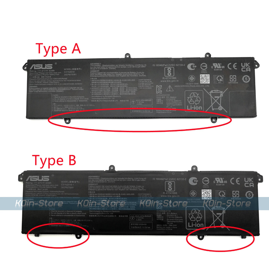 Pin laptop Asus K3400PA M3401QC M3401QA M3500QC M7400QE S3400PA S3400QC C31N2019 C31N2019-1