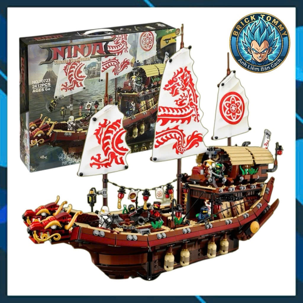 Đồ chơi lắp ráp Ninjago Destiny Bounty Movie 10723 | 2412 chi tiết