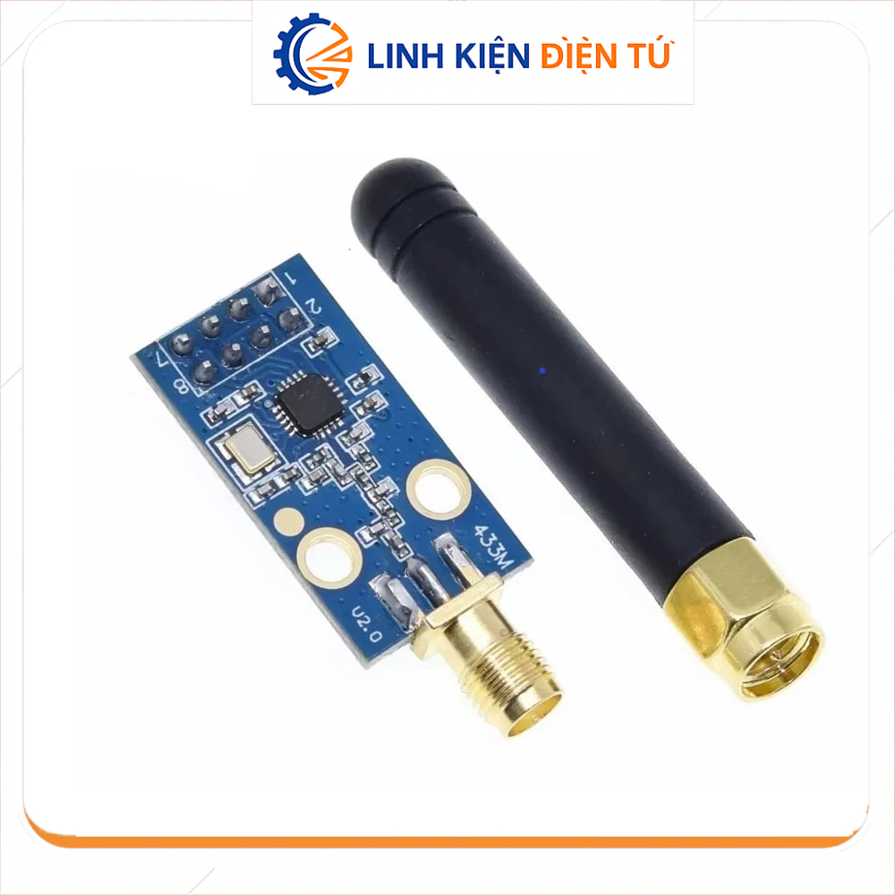 [Linh Kiện Điện Tử][G130] Module Không Dây CC1101 433M Có Anten 2.54MM