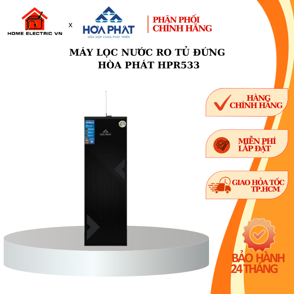 Máy lọc nước RO tủ đứng Hòa Phát HPR533