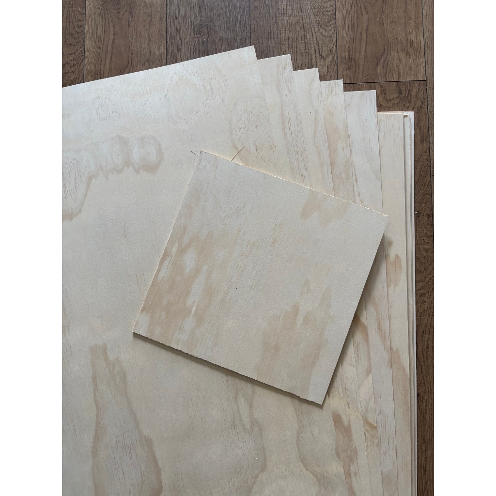 Combo 5 tấm gỗ cắt mô hình 3D – Plywood 3mm | Phôi gỗ giá rẻ – Cắt/khắc đẹp