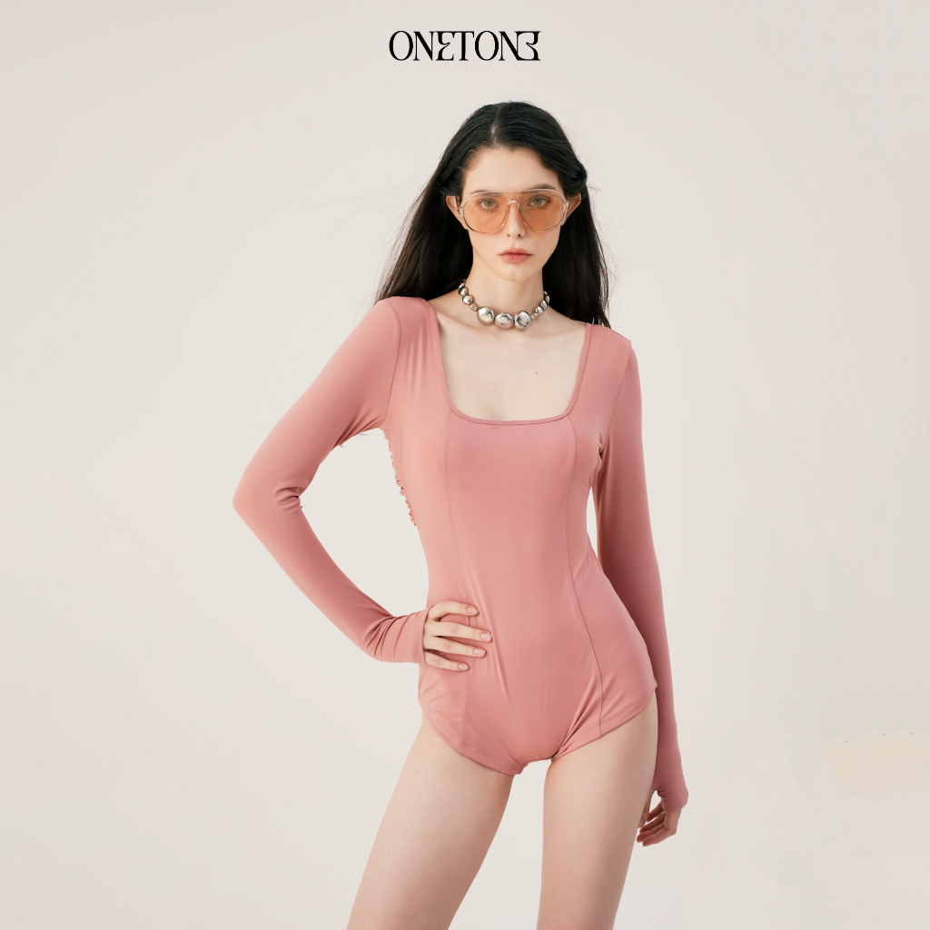 Đồ bơi 1 mảnh ONETONE dài tay chi tiết lưng Corsica