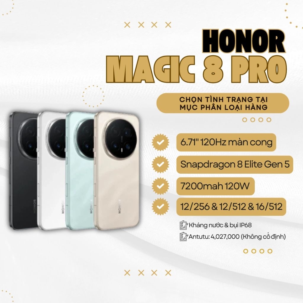 Điện Thoại Honor Magic 8 Pro 16/512Gb QSD