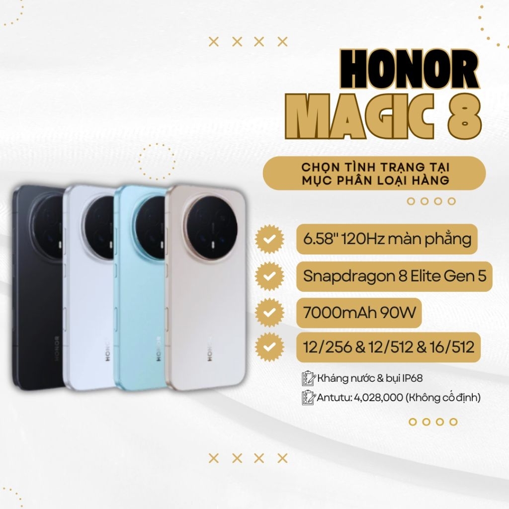 Điện Thoại Honor Magic 8 12/512 16/512Gb QSD