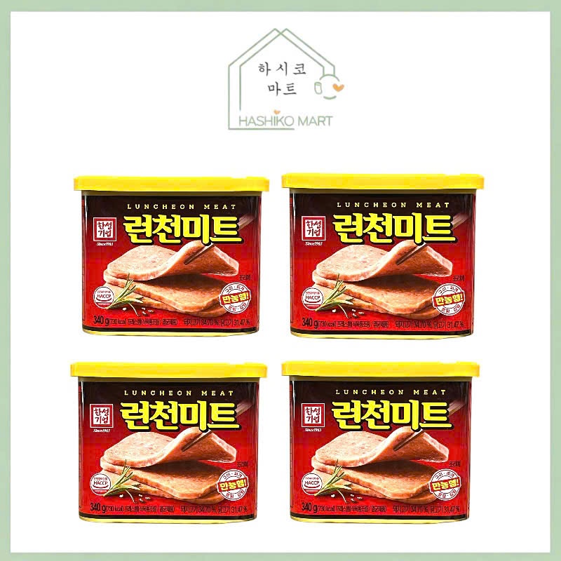 [COMBO 4 HỘP] Thịt Hộp SPAM Hàn Quốc 340G HANSUNG