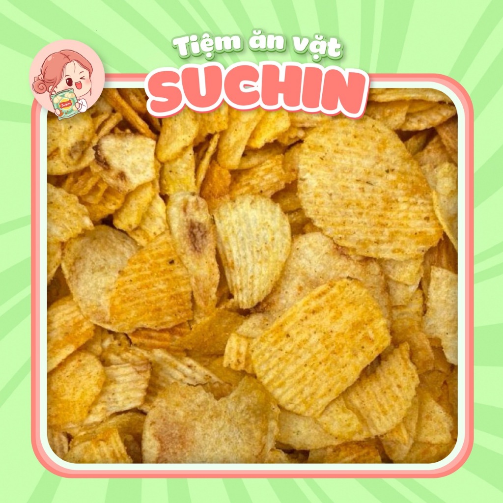 500G Bim Bim Khoai Tây Swing 🎁Suchin Food🎁 Ostar Vỡ Cánh Ngon Giòn Đậm Đà, Bim Khoai Tây Lát. Đồ ăn 