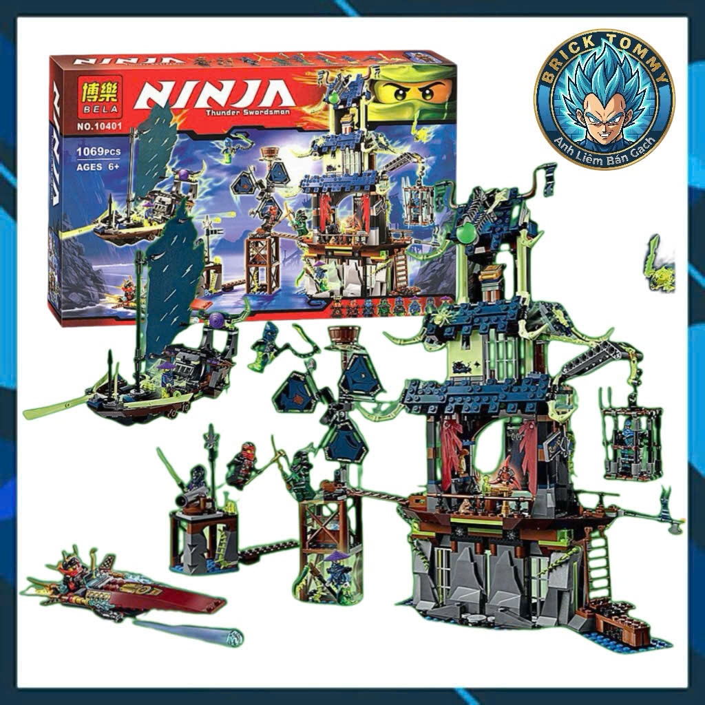 Đồ chơi lắp ráp Ninjago City Of Stix - Thành phố ma Stix 10400 03098 | 1069 chi tiết