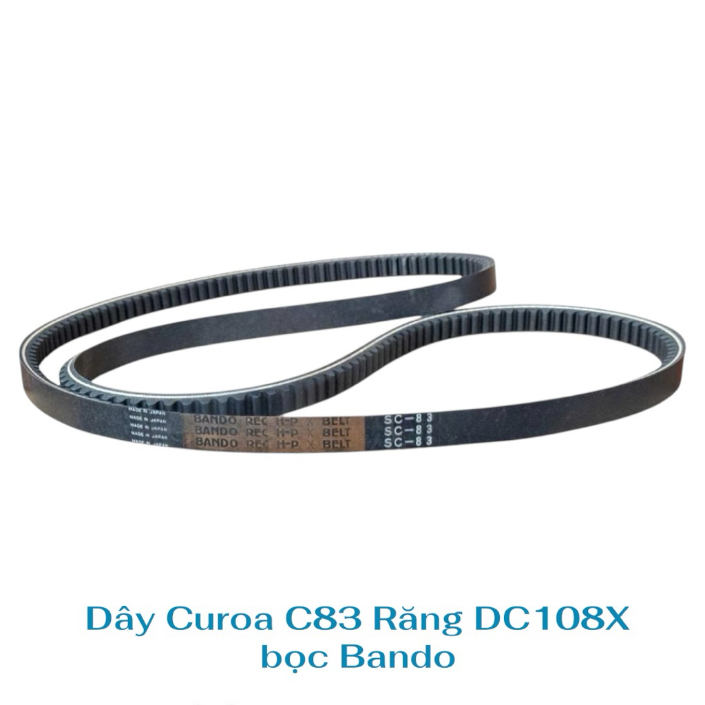 Dây curoa C83 Răng bọc Bando Dc108