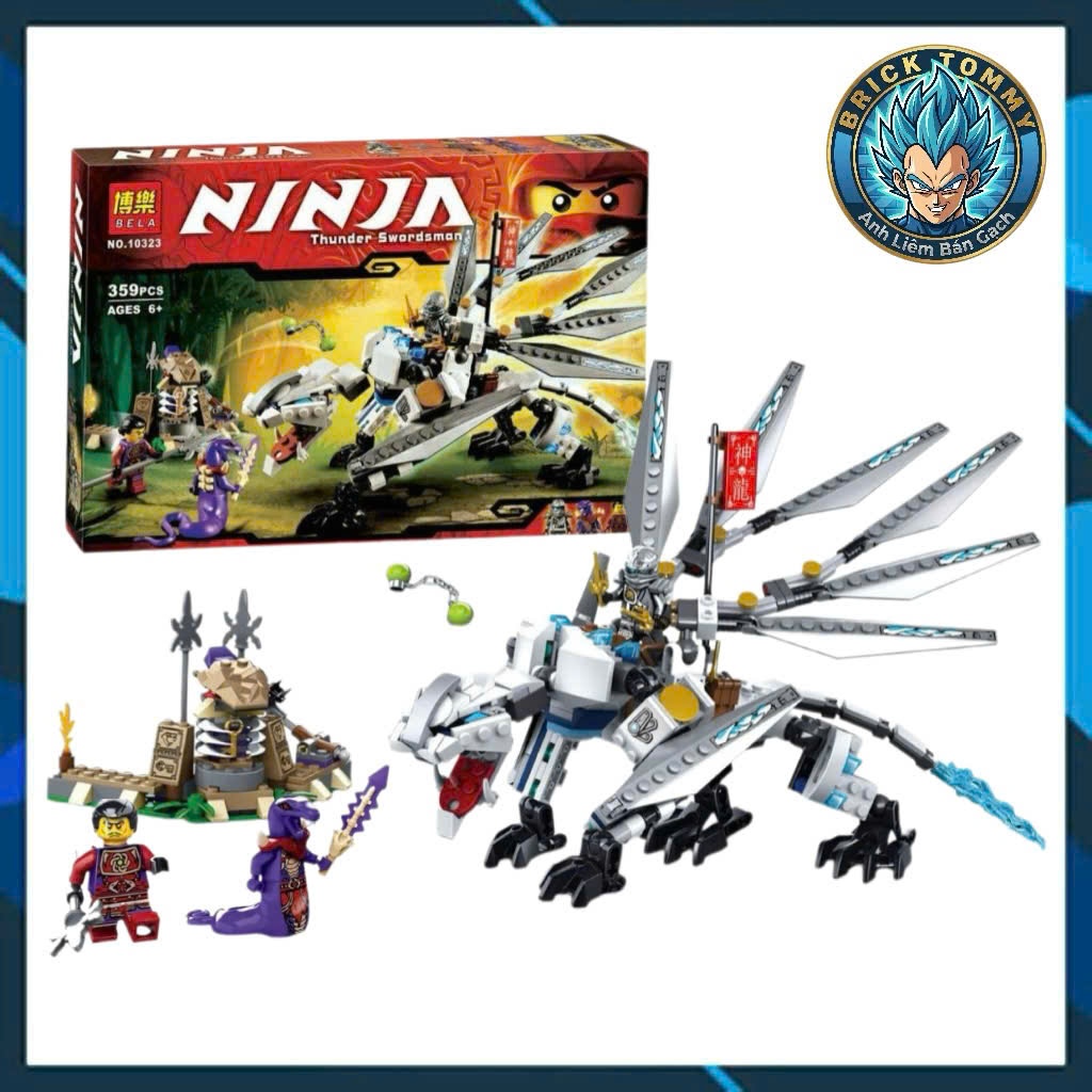 Đồ chơi lắp ráp Ninjago Zane's Titanium Dragon Season 4 10323 | 359 chi tiết