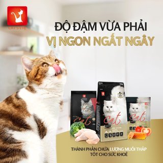 (KHI MUA 3 TẶNG 1 gói 400g) (400G-1.5KG) CAT'S EYE PREMIUM - Thức ăn hạt dành cho mèo mọi lứa tuổi