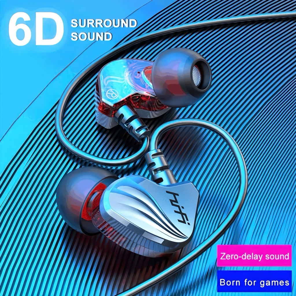 Tai Nghe Nhét Tai HiFi S2000 Bass Mạnh Chống Ồn Tích Hợp Micro Cho Điện Thoại Máy Tính