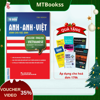 Sách - từ điển anh - anh - việt dành cho học sinh - bìa đỏ