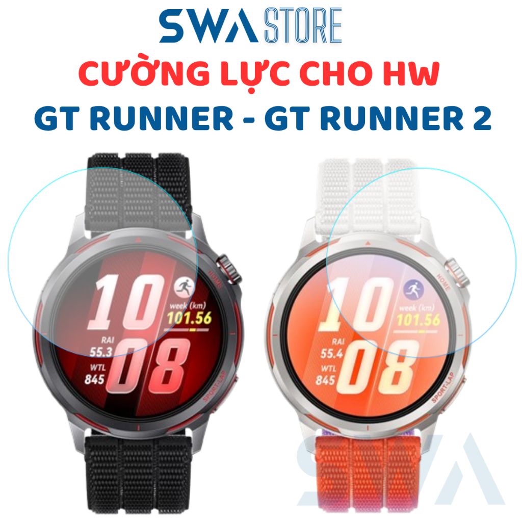 Cường lực bảo vệ màn hình cho đồng hồ Huawei GT Runner - GT Runner 2 SWA