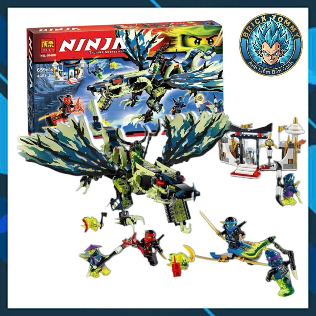 Đồ chơi lắp ráp Ninjago rồng Morro tấn công season 5 10400 400 | 659 chi tiết