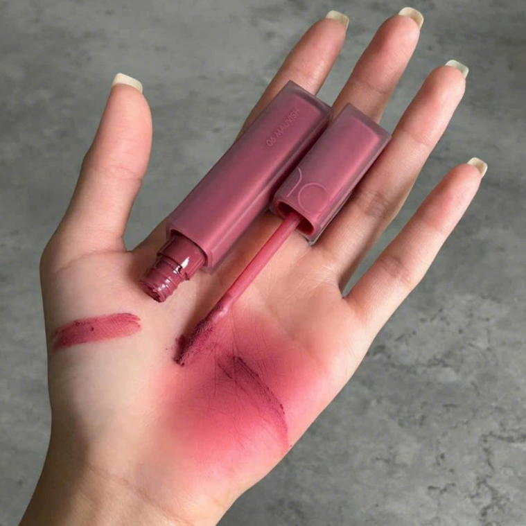Son Romand Blur 06 Mauvish -  Hồng Lạnh Trầm, Son Kem Lì Blur Fudge Tint Màu 06 Mauvish