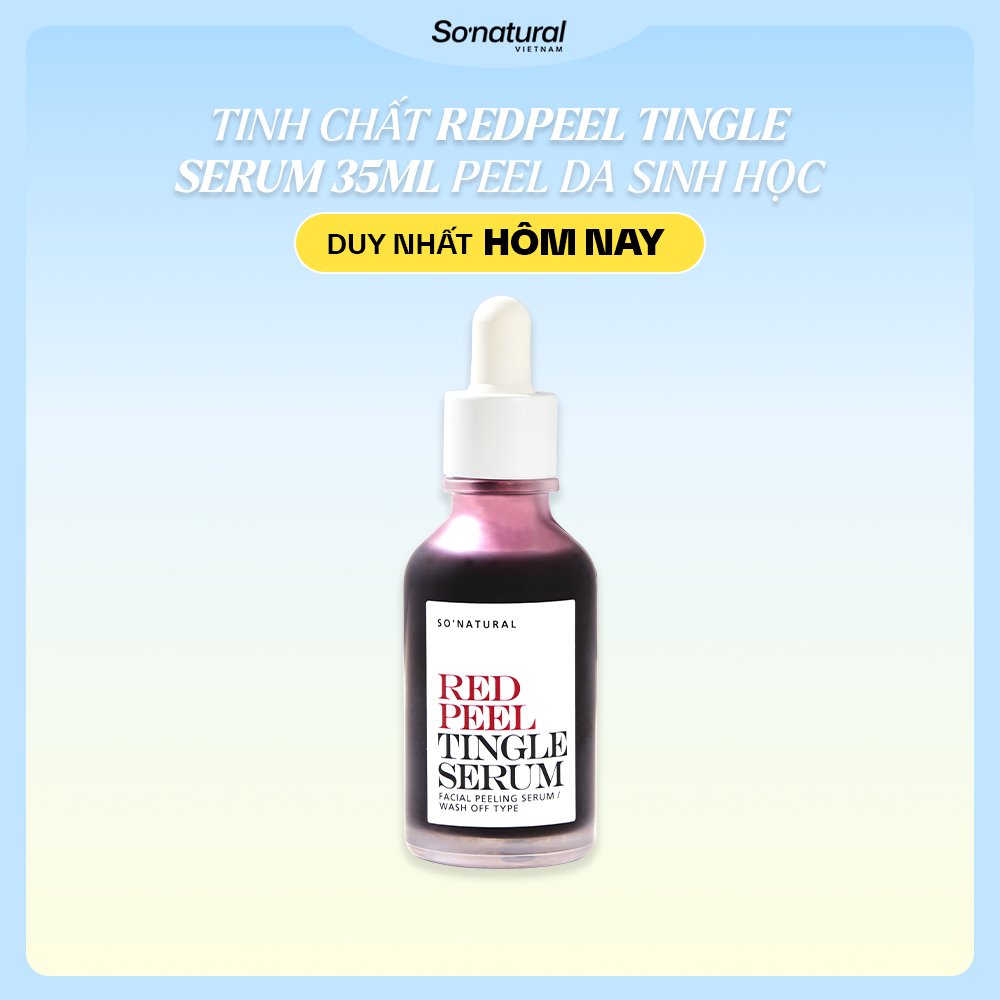 [Livestream] Serum Tinh Chất Red Peel So Natural - Peel Da Lành Tính, Đào Thải Tế Bào Chết & Làm Sán