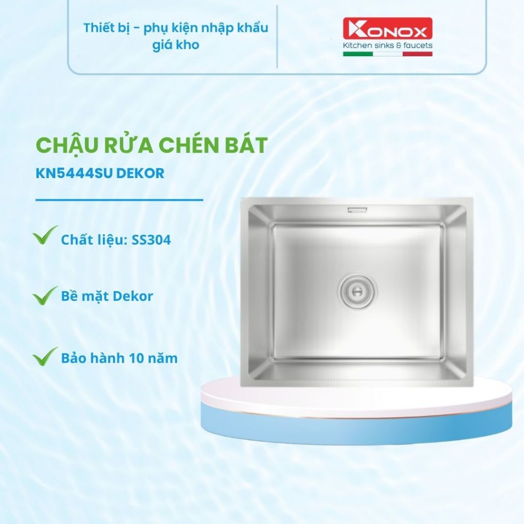Chậu Rửa Chén Konox Dekor KN5444SU – Lựa Chọn Phù Hợp Cho Gian Bếp Gọn Đẹp Và Tiện Dụng