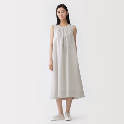 [LABO] MUJI MUJI Đầm Nữ Pha Washi Cotton Không Tay
