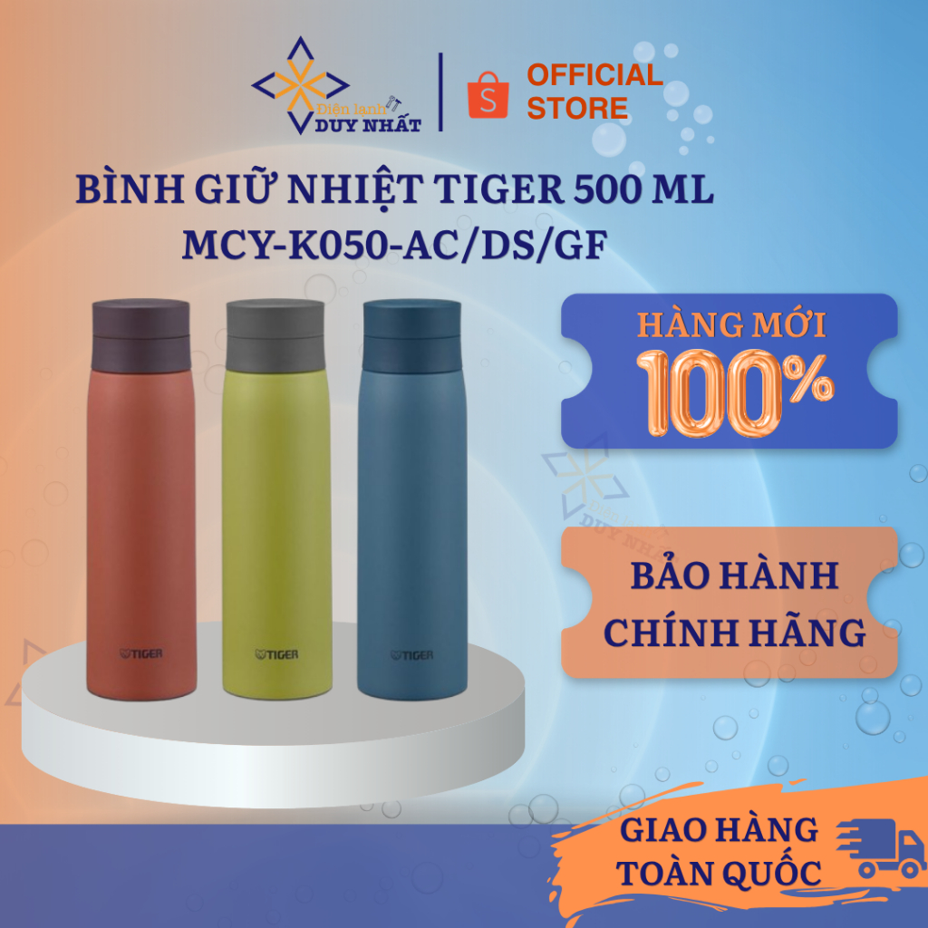Bình giữ nhiệt Tiger 500 ml  MCY-K050-AC/DS/GF